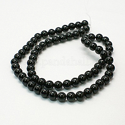 Естественно Mashan нефрита круглые бусины нити&nbsp;G-D263-4mm-XS32