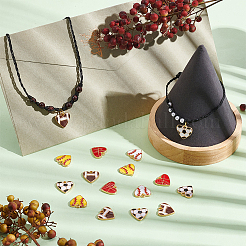 50шт 5 стиля подвески из сплава с эмалью&nbsp;ENAM-PH0002-67