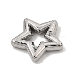 Colgante de acero inoxidable 304 con engastes de rhinestone&nbsp;SA-CBA0563-18P