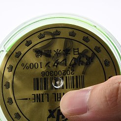 平らな日本の水晶弾性ストレッチスレッド  ブレスレット用ジェムストーンジュエリービーズクラフト作り  芝生の緑  0.5mm  約328ヤード（300m）/ロール&nbsp;EW-Z001-A08