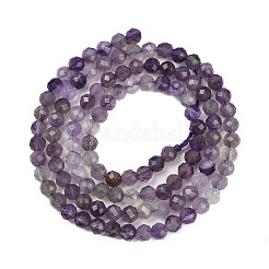 Природный аметист нитей бисера G-RM2025-B38-3mm