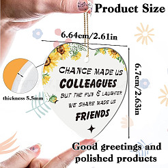 Подвесные украшения из печатного фарфора HJEW-WH0056-001