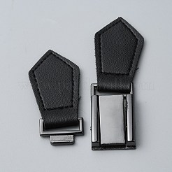 Пряжки из искусственной кожи&nbsp;FIND-WH0129-62B