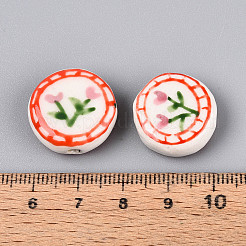 Фарфоровые бусины ручной работы PORC-T134-12