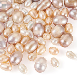 60 шт. 3 вида бусин из натурального культивированного пресноводного жемчуга PEAR-TA0001-24