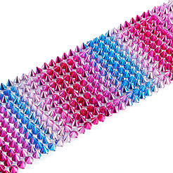 1 ярд 12-рядный смоляной шип-конус с плоской задней частью в стиле панк-рок FIND-TA0006-73C