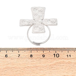 Кольца из нержавеющей стали 304 для женщин RJEW-G348-01P