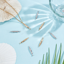 8шт 2 цвета латунные подвески&nbsp;KK-DR0001-44