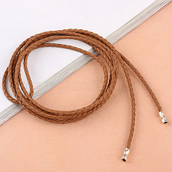 1 шт. плетеный ремень из искусственной кожи&nbsp;AJEW-CL0001-56B