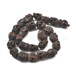 Резные деревянные бусины WOOD-Q060-02B