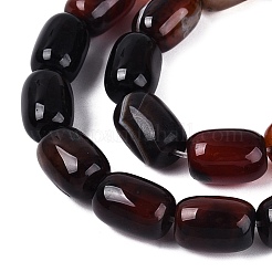 Chapelets de perles d'agate naturelle&nbsp;G-N356-02B-02