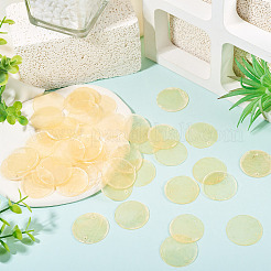 50 шт. окрашенные натуральные подвески-соединители из ракушек Capiz&nbsp;BSHE-TA0001-20C