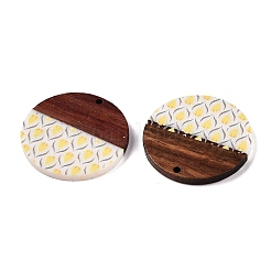 Печатные подвески из смолы и дерева&nbsp;WOOD-TAC0021-21A