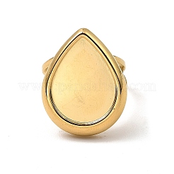 Настройки колец для открытых манжет из нержавеющей стали 304 RJEW-Z018-40G