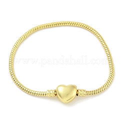Латунь микро проложить кубического циркония браслеты ссылку BJEW-S158-17G