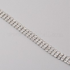 Стеклянные цепочки со стразами CHC-TAC0001-01B