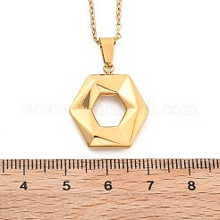 Геометрические подвески из нержавеющей стали 304 для женщин&nbsp;NJEW-S439-04B-G