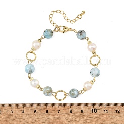 Bracciali da donna con maglie in ottone&nbsp;BJEW-JB14409