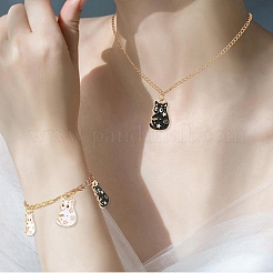 10шт 2 цвета сплава эмалевые подвески&nbsp;ENAM-YW0008-51