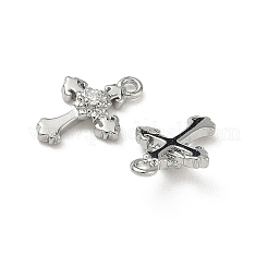 Pendentifs en laiton zircon cubique transparent&nbsp;KK-A280-05A-P