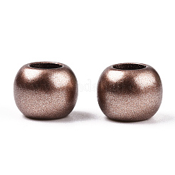Perles acryliques peintes en spray&nbsp;ACRP-WH0003-01A