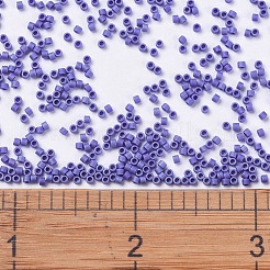 MIYUKIデリカビーズ  シリンダー  日本製シードビーズ  11/0  （db0361)艶消し不透明コバルト光沢  1.3x1.6mm  穴：0.8mm  約2000PCS /ボトル  10 G /ボトル&nbsp;SEED-JP0008-DB0361