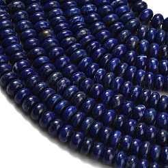 Нитки бусины из натурального ляписа-лазури G-H329-B02-6x10mm