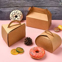 40 шт. 4-х видов крафт-бумага ручная коробка для торта&nbsp;CON-CJ0001-21