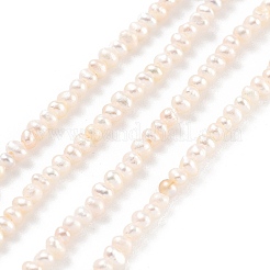 Нити из натурального культивированного пресноводного жемчуга PEAR-C003-02B