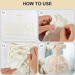 Замена молнии в свадебном платье&nbsp;DIY-GF0010-21C