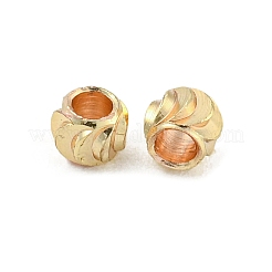 Латунные бусины с реечным покрытием KK-T071-07G-02A