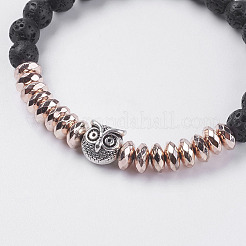 Синтетические браслеты из гематитового растяжения&nbsp;BJEW-I241-23B