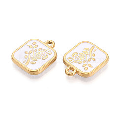 Подвески из нержавеющей стали 304 с эмалью&nbsp;STAS-N124-14G