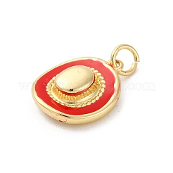 Латунь эмаль подвески&nbsp;KK-Q098-28G-A