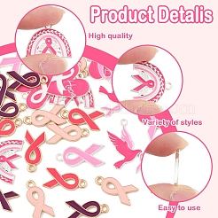 28шт 8 стиля подвески из сплава с эмалью&nbsp;ENAM-FS0002-36