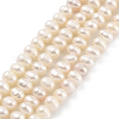 Нити из натурального культивированного пресноводного жемчуга PEAR-C003-17B