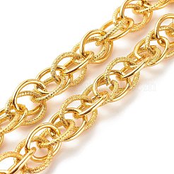 Ручки для сумок из алюминиевых цепей с двойным звеном&nbsp;AJEW-BA00087