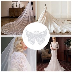 Nähen Sie auf Pailletten-Polyester-Kleidungsflicken&nbsp;DIY-WH0258-32