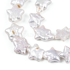 Нити натуральных бусинок из зернистого жемчуга кеши в стиле барокко PEAR-S020-Z03