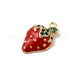 Pendentifs avec zircon cubiques à micro-pavés en laiton&nbsp;KK-D408-02KCG-03