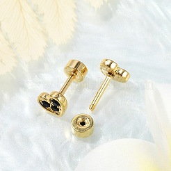 Беруши в форме сердца со стразами EJEW-H105-26G