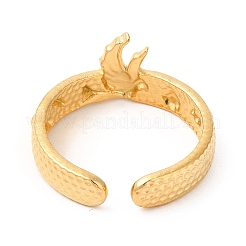 Ионное покрытие(ip) 201 нержавеющая сталь открытое манжетное кольцо&nbsp;RJEW-E063-42G