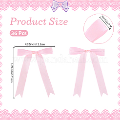 36 Stück Bowknot-Polyester-Ornament-Zubehör&nbsp;DIY-CN0003-69B