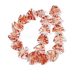 Бусины лэмпворк &nbsp;LAMP-H073-01G