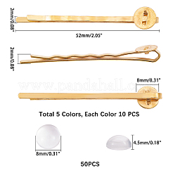 Ensembles de accessoires d'épingles à cheveux en fer&nbsp;PHAR-PH0001-07