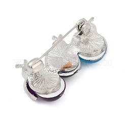 Булавки с эмалью в виде жука&nbsp;PALLOY-D361-14G