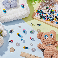 Кукольные глаза из смолы и пластика&nbsp;DIY-PH0032-03