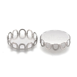 Кабошоны из нержавеющей стали марки 304&nbsp;STAS-P249-16A-P