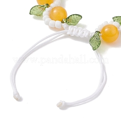 Плетеные браслеты из бусин ручной работы из фарфора&nbsp;BJEW-TA00700-03