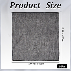 Zerknitterte Stoffservietten aus Polyester&nbsp;AJEW-WH20020-115D
